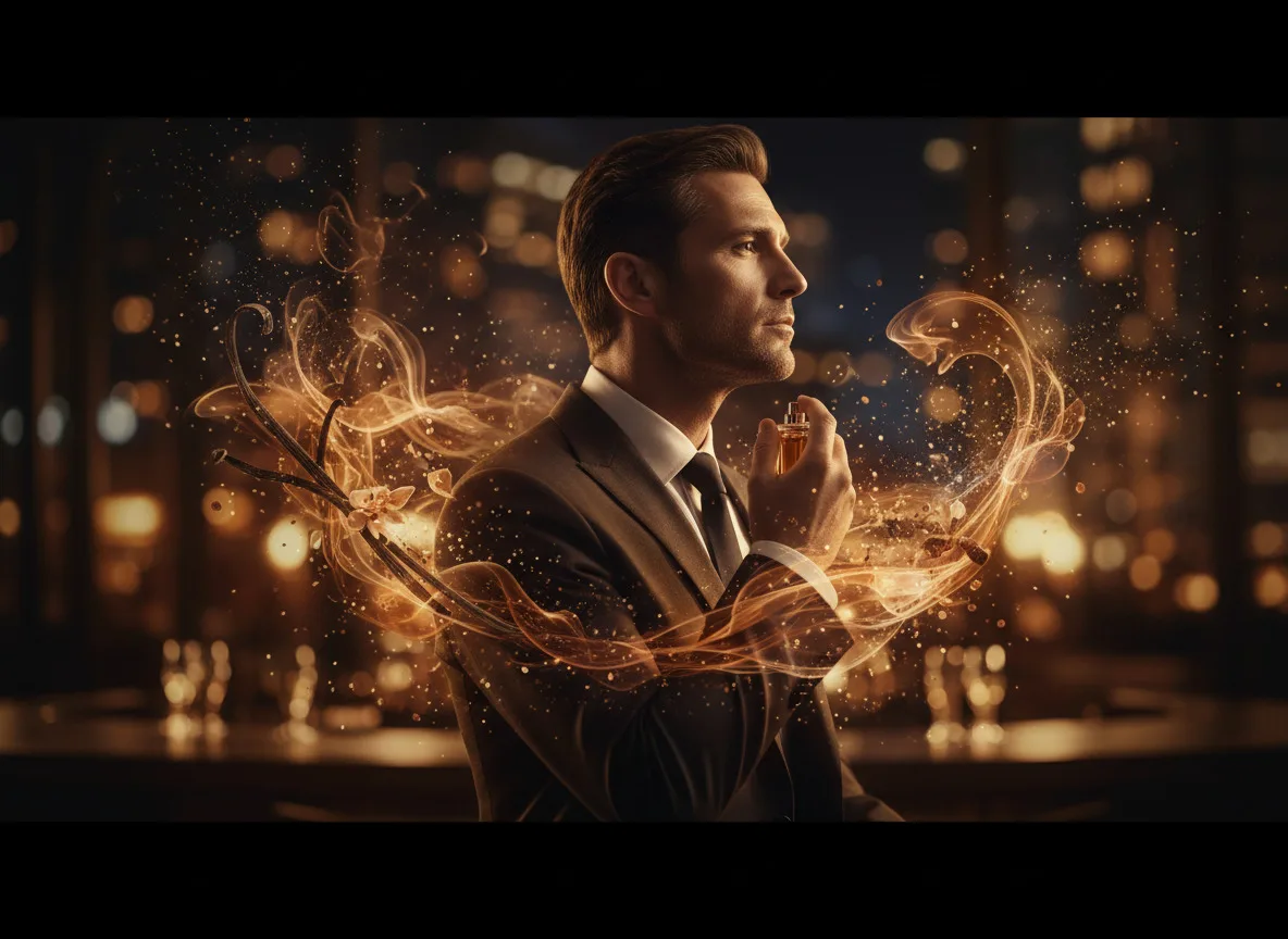 Slide Por que notas doces dominam a perfumaria noturna masculina?