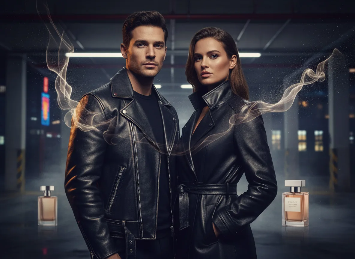 Post Perfumes que Combinam com Couro e Jaquetas Pesadas: O Guia Definitivo para Criar um Look com Alma