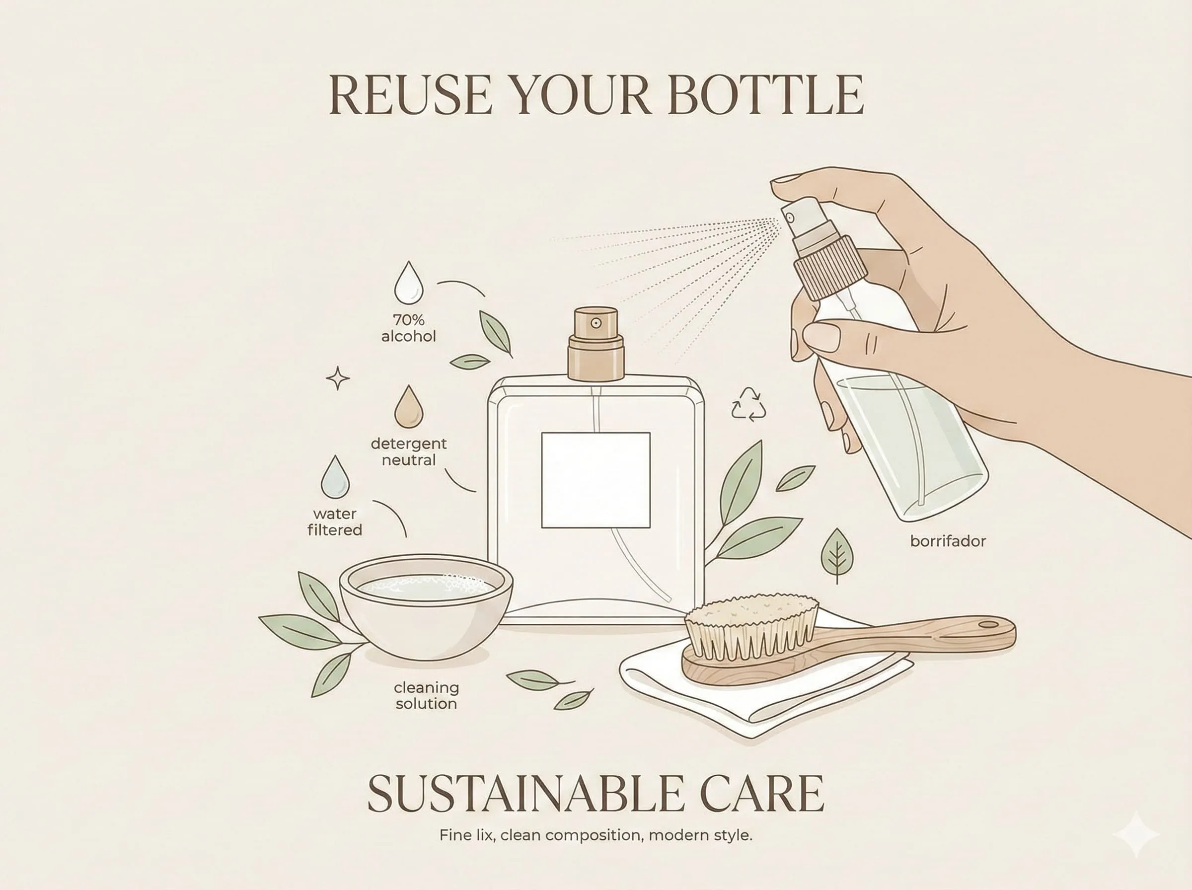 Slide Como limpar seu frasco de perfume para reaproveitar